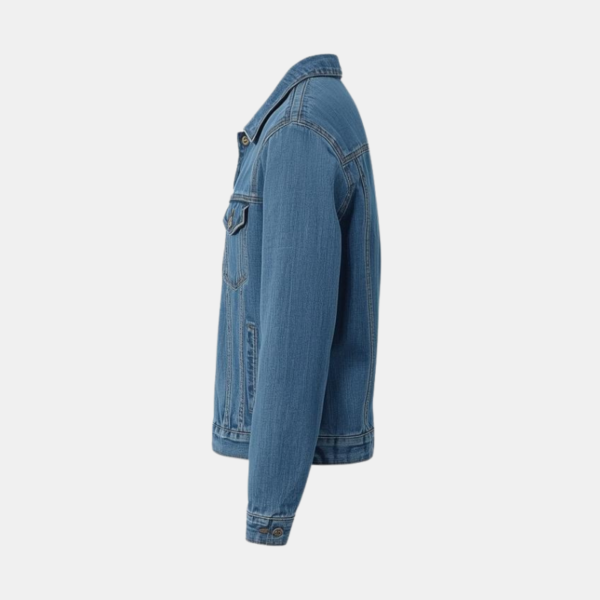 Classic Blue Denim Jacket for Men | Stylish & Durable
