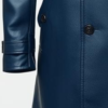Blue-Leather-Peacoat-Double-Breasted.png Men's Blue Leather Peacoat Double-Breasted