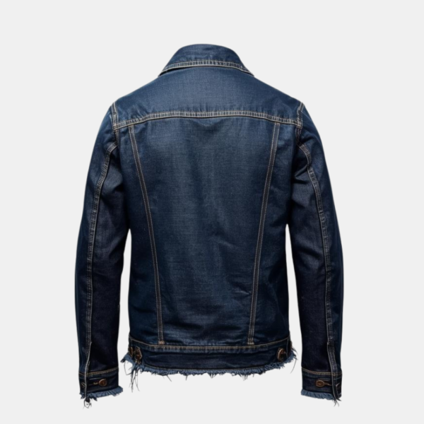 Dark Blue Denim Jacket for Men | Stylish & Trendy