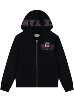 Denim Tears Black Yankees Zip Hoodie