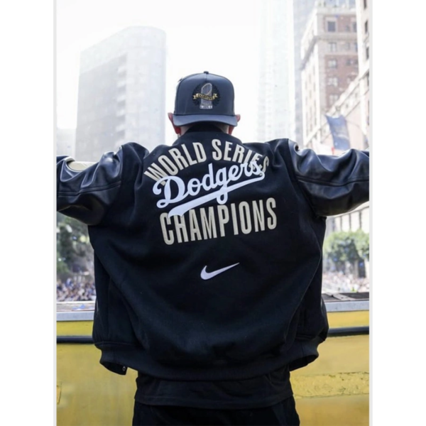 Dave Roberts Dodgers World Series Championship Parade Jacket