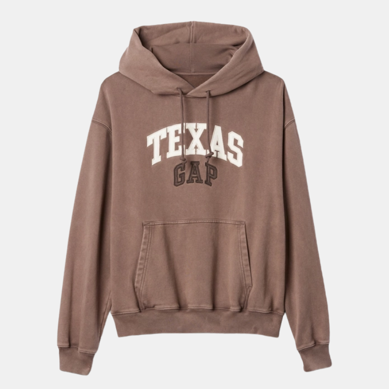 Gap-Texas-Hoodie-Brown.png Gap Texas Hoodie Brown - Image 1