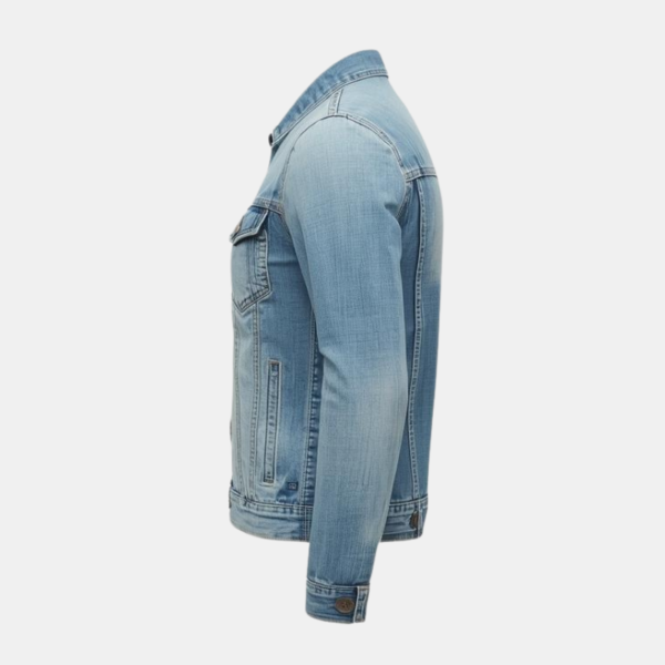 Light Blue Denim Jacket for Men | Stylish & Versatile