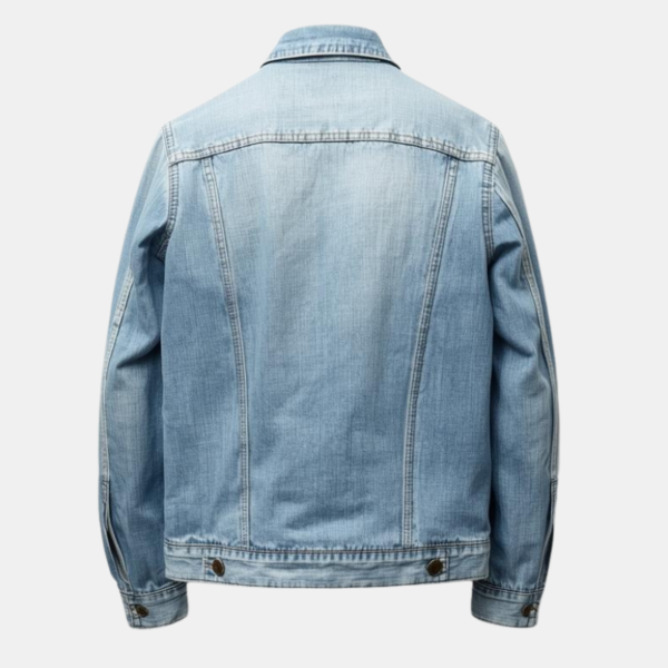 Light Wash Denim Jacket for Men | Stylish & Classic Fit