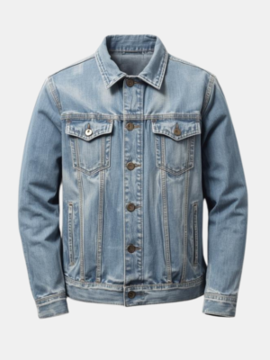 Men’s Classic Light Blue Denim Jacket