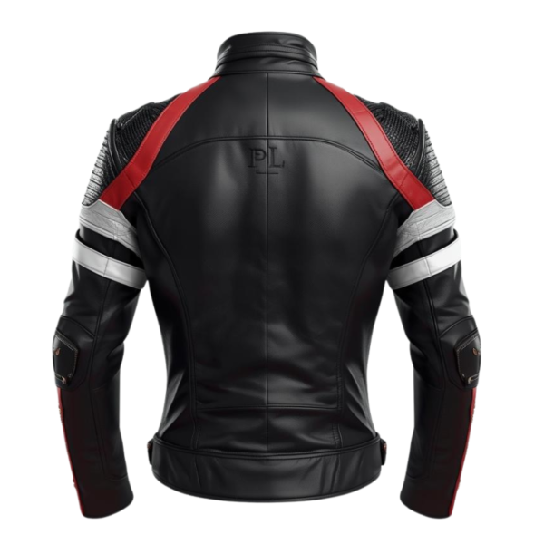 Mens-Cyberpunk-Leather-Biker-Jacket-Black-Racing-Style-1.png Men’s Cyberpunk Leather Biker Jacket | Black Racing Style