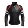 Mens-Cyberpunk-Leather-Biker-Jacket-Black-Racing-Style.png Men’s Cyberpunk Leather Biker Jacket | Black Racing Style