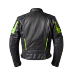 Men’s Neon Green & Black Leather Racing Gear Jacket (Copy)