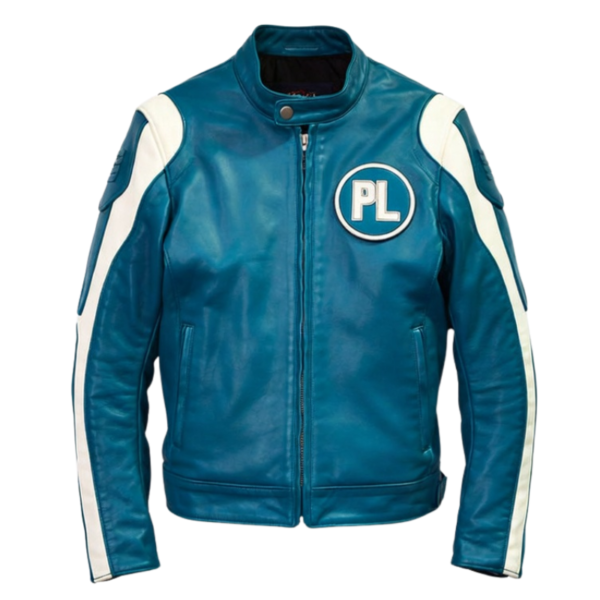Mens-Retro-Blue-White-Striped-Leather-Biker-Jacket.png Men’s Retro Blue & White Striped Leather Biker Jacket