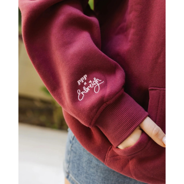 Pink Palm Puff Live in the Moment Oversized Hoodie