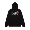Undefeated x NE x Dodgers Stacked Logo Hoodie