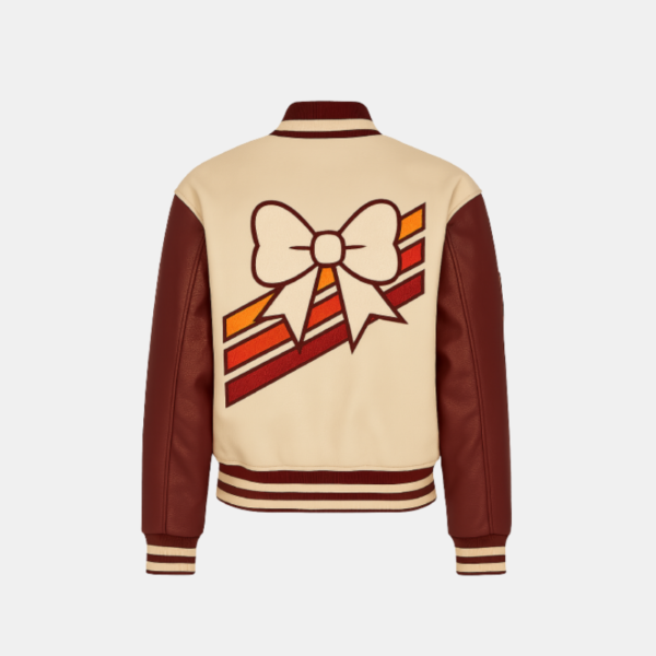 Unisex-Beige-V-Patch-Wool-Varsity-Leather-Jacket.png Unisex Beige ‘V’ Patch Wool Varsity Leather Jacket