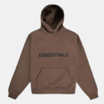Fear Of God Essentials Brown Hoodie