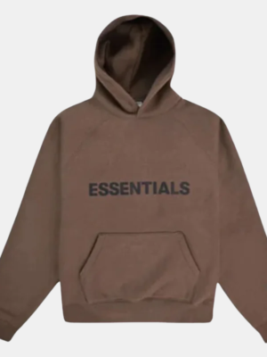 Fear Of God Essentials Brown Hoodie
