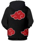 Naruto Akatsuki Black Hoodie - Image 2