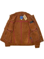 Wilde Suede Jacket Single Malt Brown 4086 - Image 3