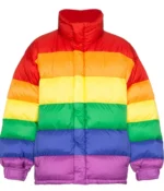 Gooba Rainbow Puffer Down Jacket - Image 2