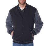 Alpine Swiss Tyler Mens Varsity Baseball Jacket Casual Letterman Bomber Jacket - Image 3