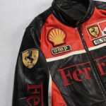 Ferrari Leather Jacket | Legendary Vintage Motorcycle & Racing Style - Image 2