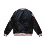 Ohio State Buckeyes Jacket | Premium Mitchell & Ness Black Champ City Satin Jacket - Image 2