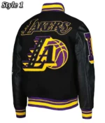 Bold Lakers Satin Jacket | Mash Up Capsule NBA & Streetwear Jacket - Image 2