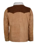 Yellowstone Shearling Jacket | Kevin Costner John Dutton Season 3 Coat - Image 2