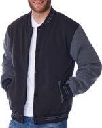 Alpine Swiss Varsity Jacket | Tyler Mens Casual Baseball & Letterman Jacket