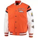 Broncos Home Team Jacket | Denver Broncos Orange & Blue Varsity Jacket