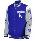 Dodgers Carl Banks Jacket | G-III Sports Blue & White Premium MLB Jacket