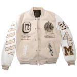 Exclusive AC Milan Off-White Varsity Bomber Jacket | 2026 Release