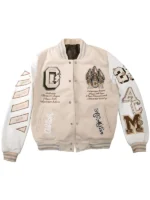 Exclusive AC Milan Off-White Varsity Bomber Jacket | 2026 Release