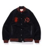 Exclusive Bape XO Jacket | The Weeknd A Bathing Ape XO Generals Varsity Jacket
