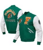 FAMU Rattlers Jacket | Florida A&M HBCU Orange & Green Varsity Jacket