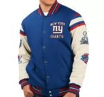 Giants Victory Jacket | New York Giants Super Bowl Commemorative Varsity Jacket