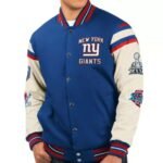 Giants Victory Jacket | New York Giants Super Bowl Commemorative Varsity Jacket