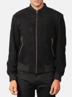 SHANE BLACK SUEDE BOMBER JACKET | Ultimate 2026 Authentic Style - Image 2