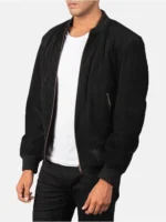 SHANE BLACK SUEDE BOMBER JACKET | Ultimate 2026 Authentic Style - Image 3