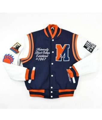 Morgan State Varsity Jacket | MSU Bears Blue & White HBCU Letterman Jacket Morgan State Varsity Jacket | MSU Bears Blue & White HBCU Letterman Jacket