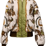 Own the Iconic Emily In Paris S02 Lily Collins Silk Bomber Jacket