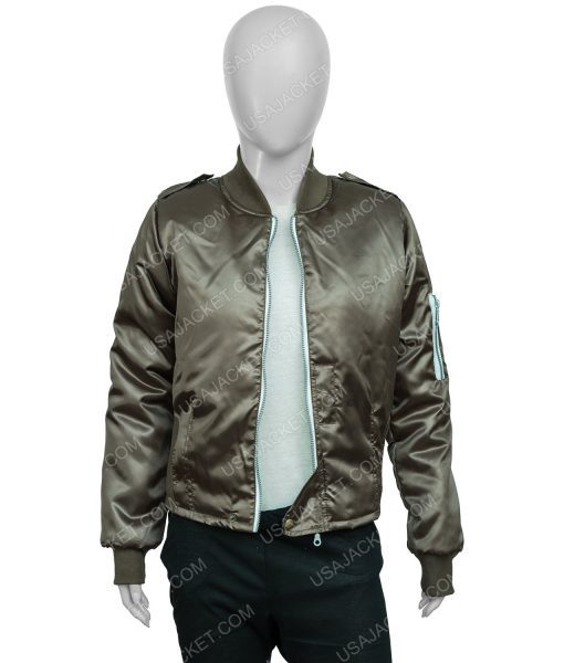 Penny Benjamin Jacket | Top Gun Maverick 2022 Brown Bomber Coat Penny Benjamin Jacket | Top Gun Maverick 2022 Brown Bomber Coat