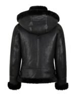 Women's B3 Bomber Shearling Leather Jacket - Image 2