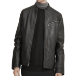 The Essential Leather Jacket with Zipper Pockets | Mens Biker & Moto Style