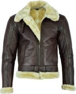 The Timeless B3 Bomber Aviator Shearling Leather Jacket | Genuine Shearling