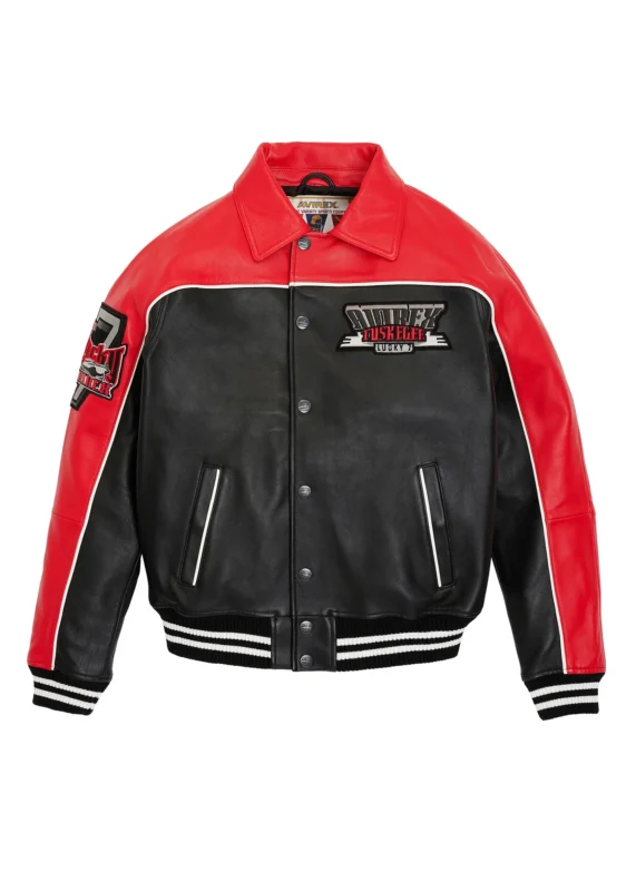 Tuskegee Bomber Jacket | Red Tails A-2 Historical Flight Jacket Tuskegee Bomber Jacket | Red Tails A-2 Historical Flight Jacket