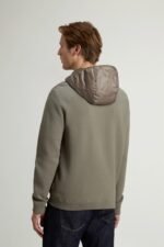 Allen Hybrid Jacket in Ripstop Nylon - Men - Green