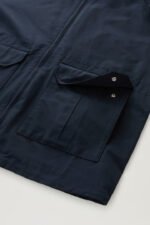 Cruiser Jacket in Ramar Cloth with Hood - Men - Blue