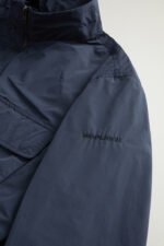Garment-Dyed Field Jacket in Peached Urban Touch - Men - Blue