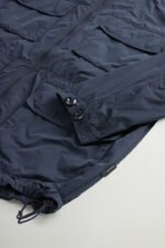 Garment-Dyed Field Jacket in Peached Urban Touch - Men - Blue