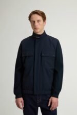Hybrid Jacket in Two-Layered Fabric - Men - Blue