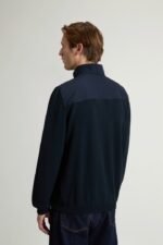 Hybrid Jacket in Two-Layered Fabric - Men - Blue